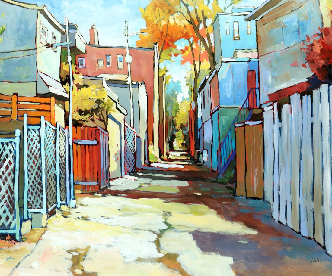 Sacha, Ruelle lumière limpide et franche