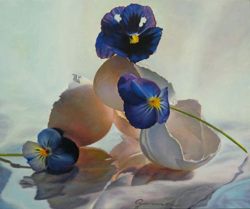 Guy-Anne Massicotte, Three thoughts and shells in light...