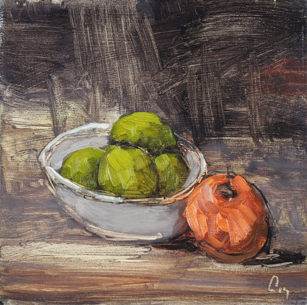 Robert P. Roy, Apples and Vase