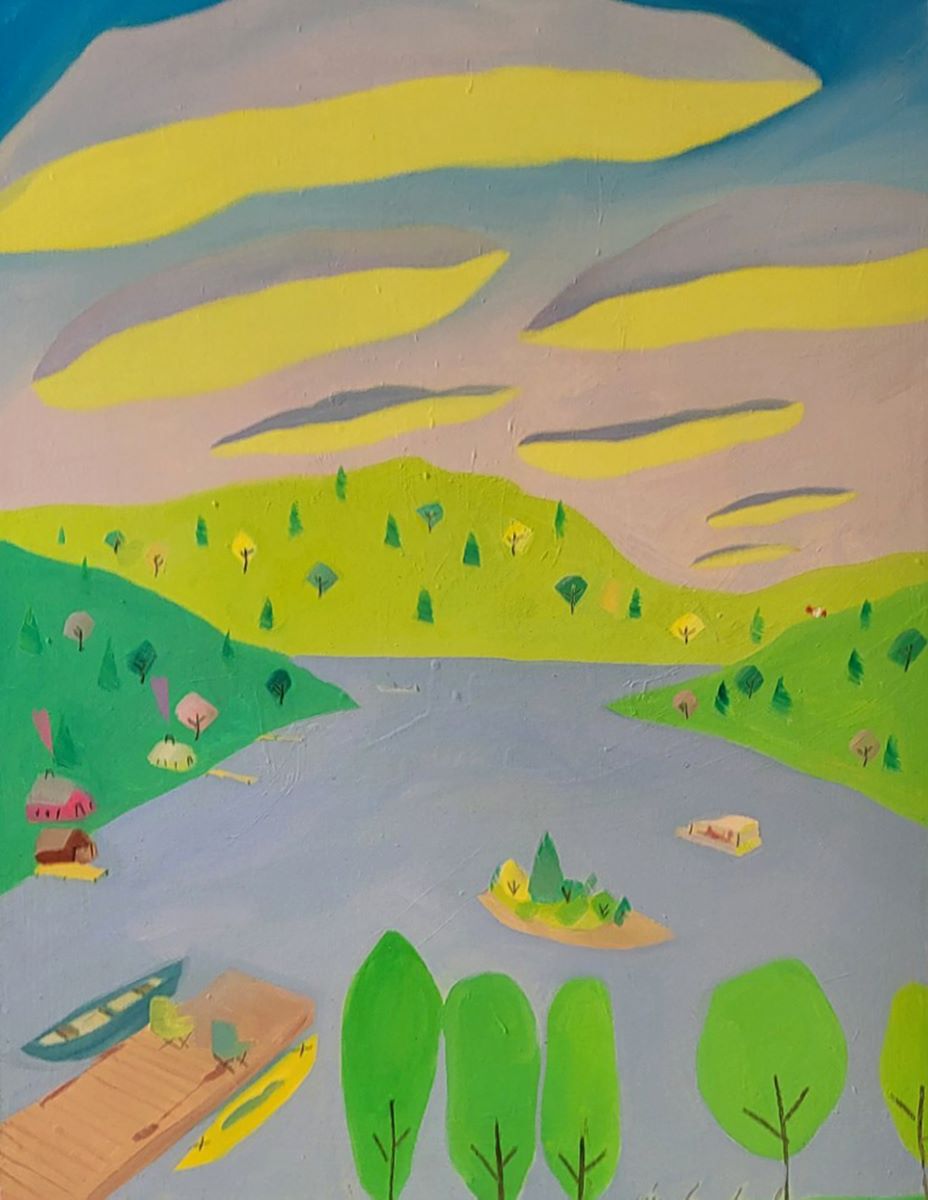 Pierre Bouchard, Lake of the piles