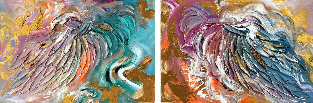 Cynthia Coulombe Begin, Mes ailes en liberté-diptyque