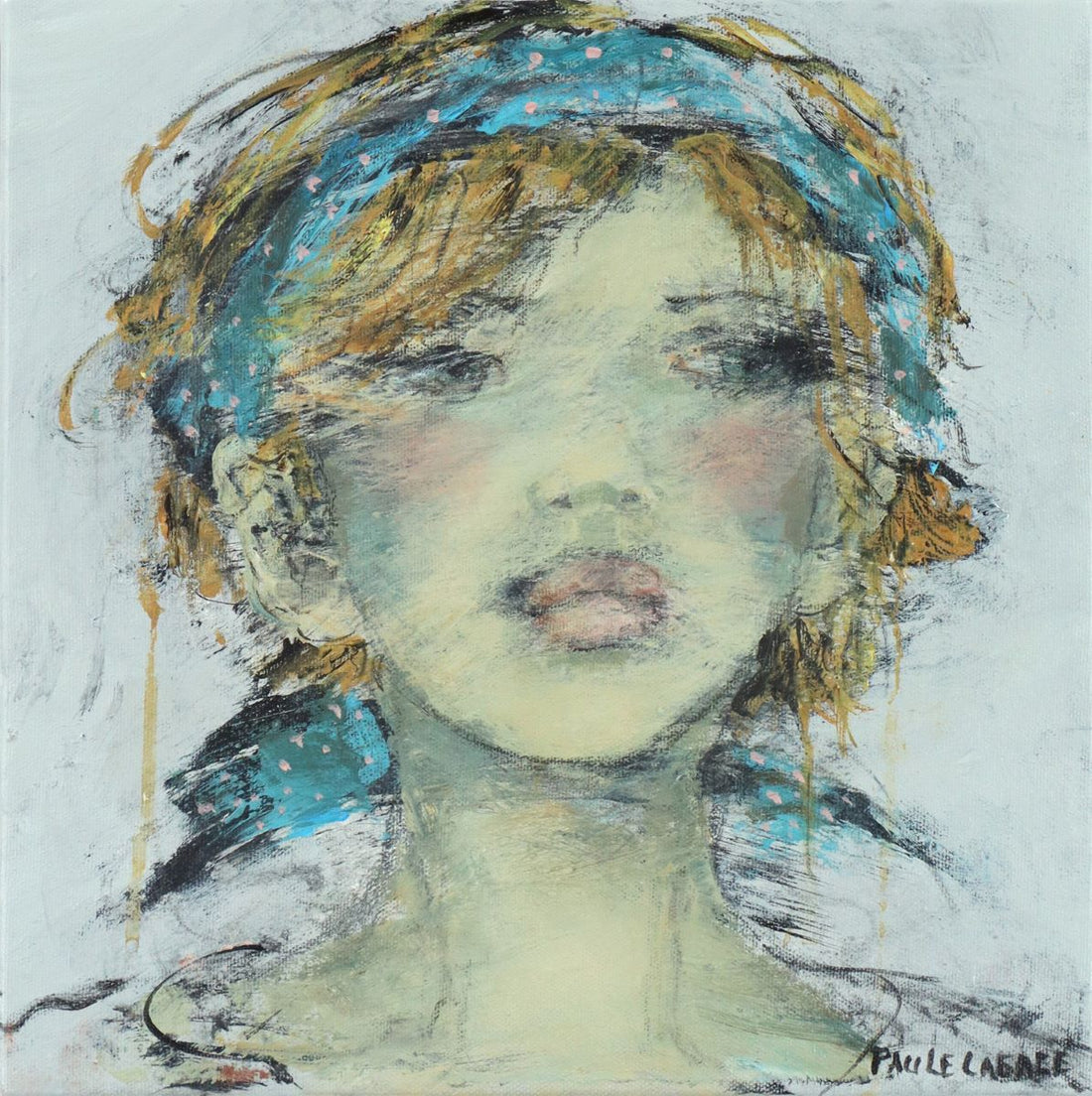 Paule Lagacé, Rousse au foulard bleu