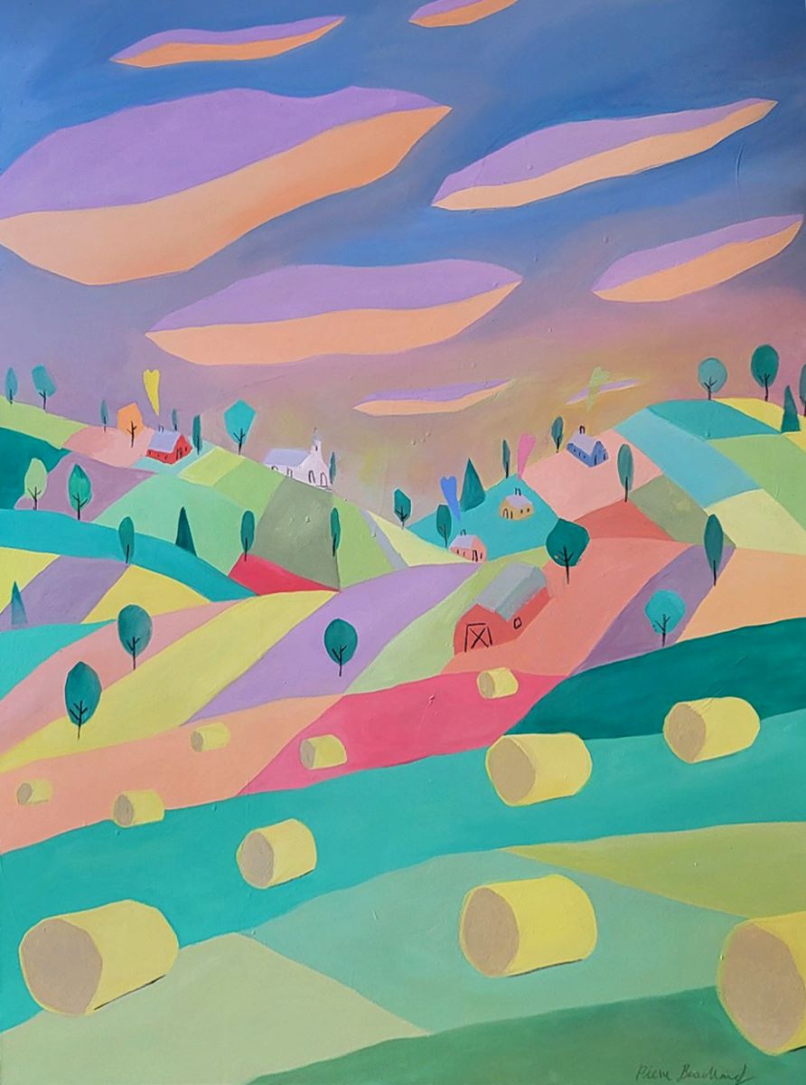 Pierre Bouchard, Les balles de foin