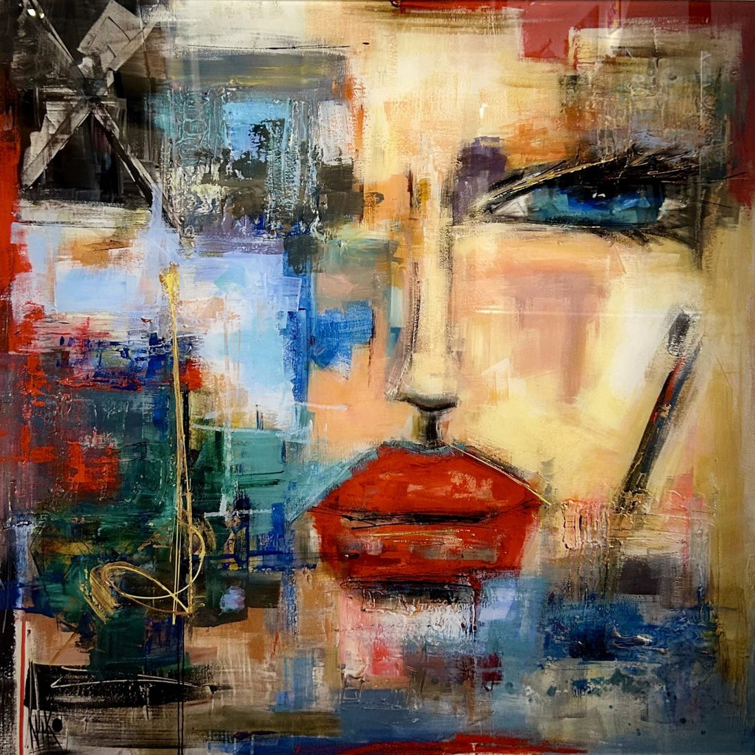 Niko, Love - Reproduction sur plexiglas Tirage limité sans encadrement