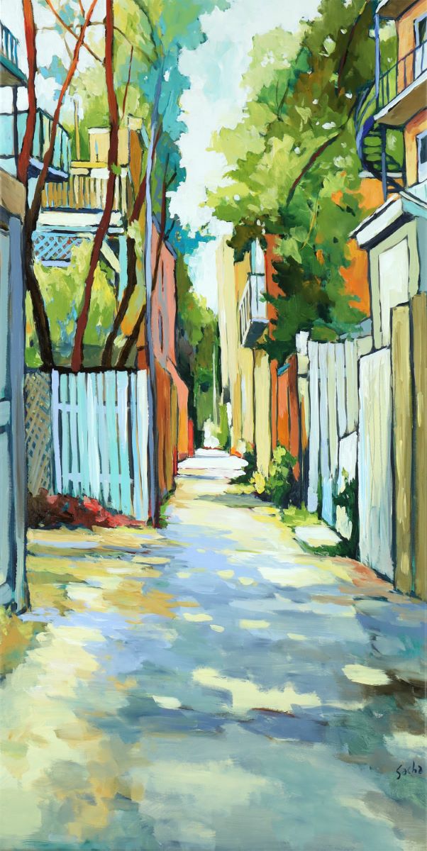 Sacha, Ruelle à l’arbre turquoise