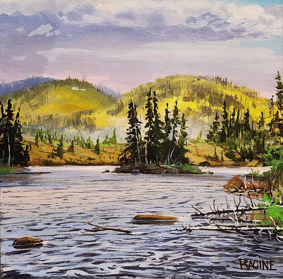 Jean-Francois  Racine, À mi chemin dans le petit parc, route 381