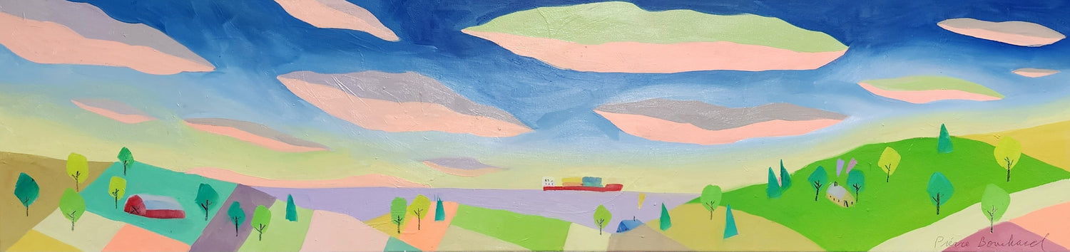 Pierre Bouchard, Un long paysage