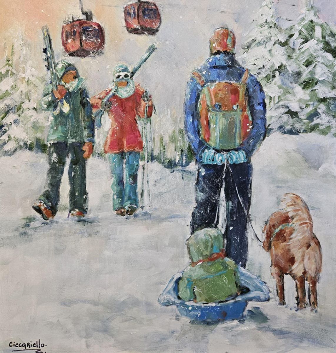 Anne-Marie Ciccariello, Plaisirs de l’hiver