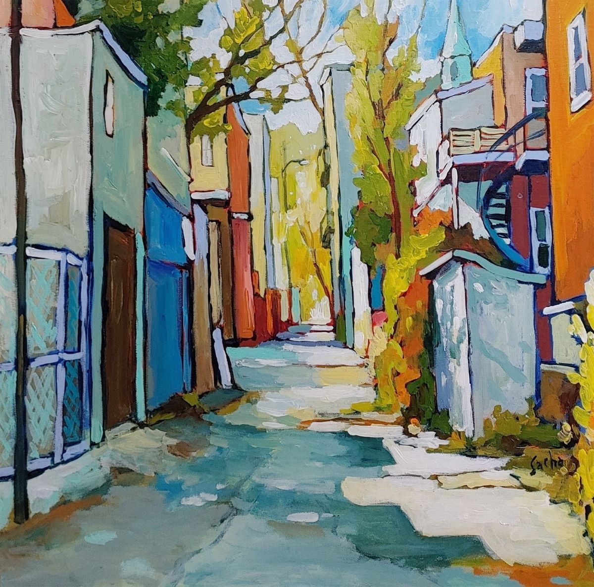 Sacha, Ruelle à la pointe d’église