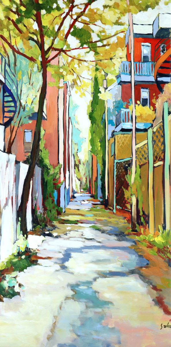 Sacha, Ruelle au pavé rose