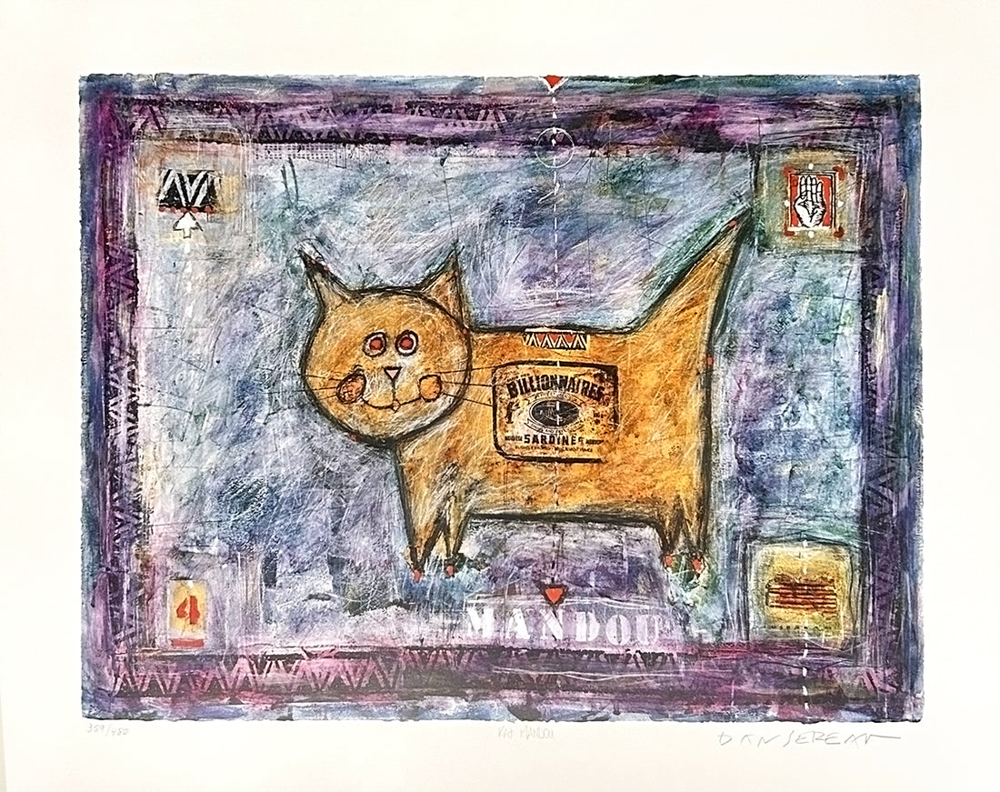 Gérard Dansereau, KAT MANDOU Tirage limité encadré