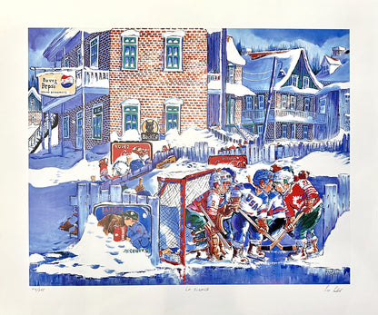 Lise Labbé, La finale Tirage limité encadré