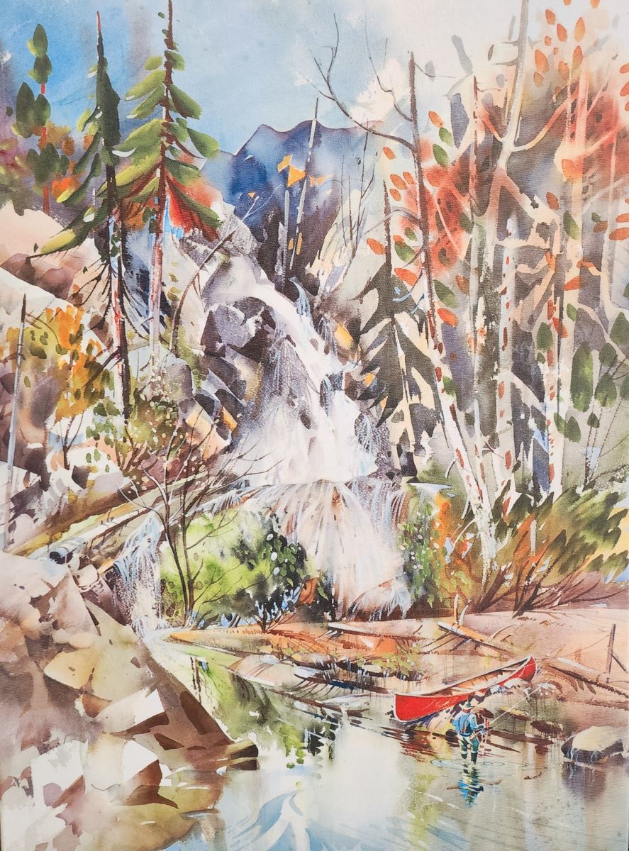 Jacques Hébert, La pêche en canot