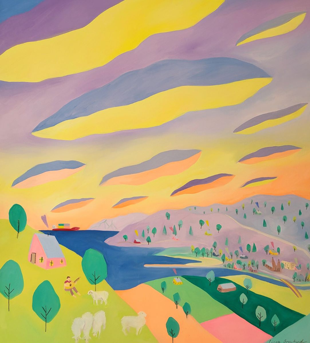 Pierre Bouchard, Vue sur la Baie