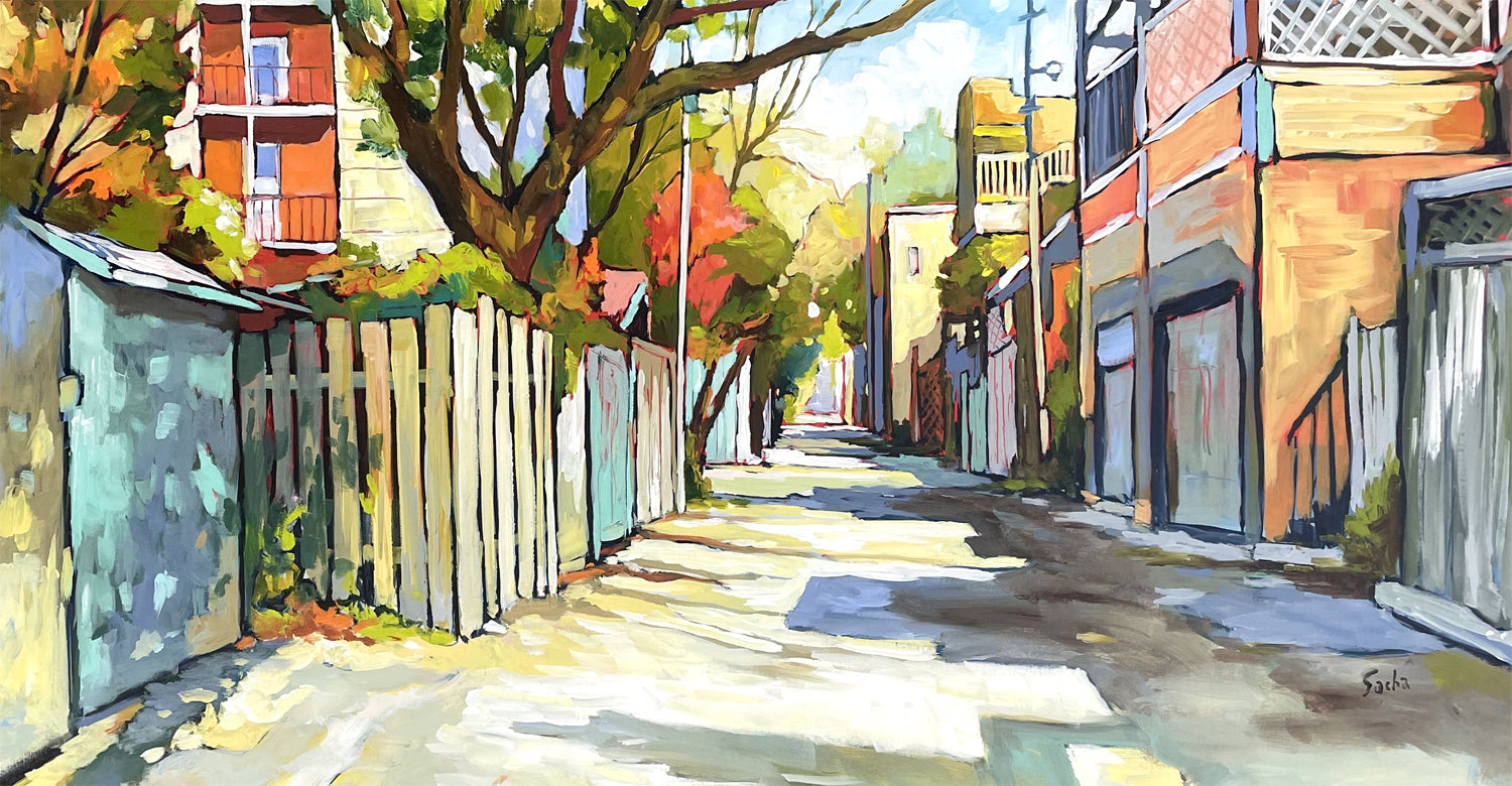 Sacha, Ruelle à l’arbre heureux