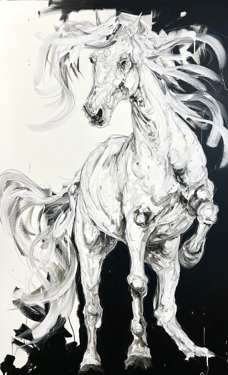 Sébastien Larochelle, Untitled horse number 3
