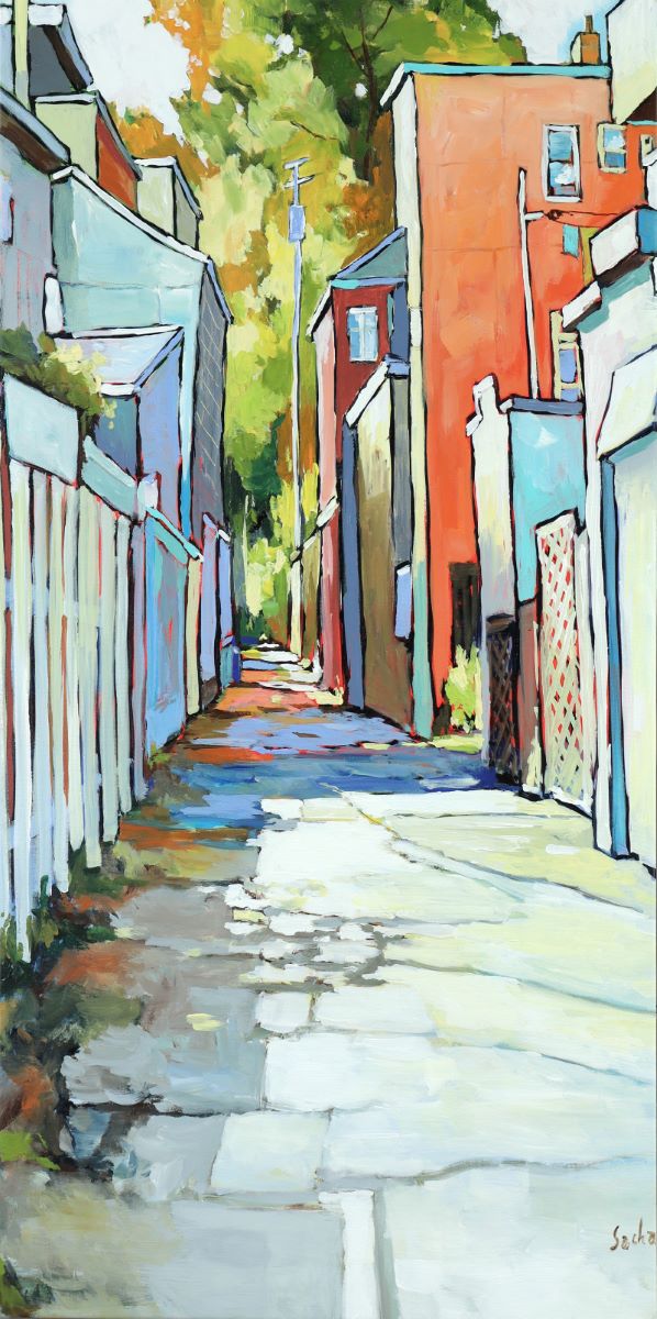 Sacha, Ruelle la rencontre des couleurs