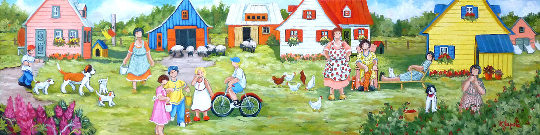 Nicole Laporte, Nicole Laporte Living in the countryside