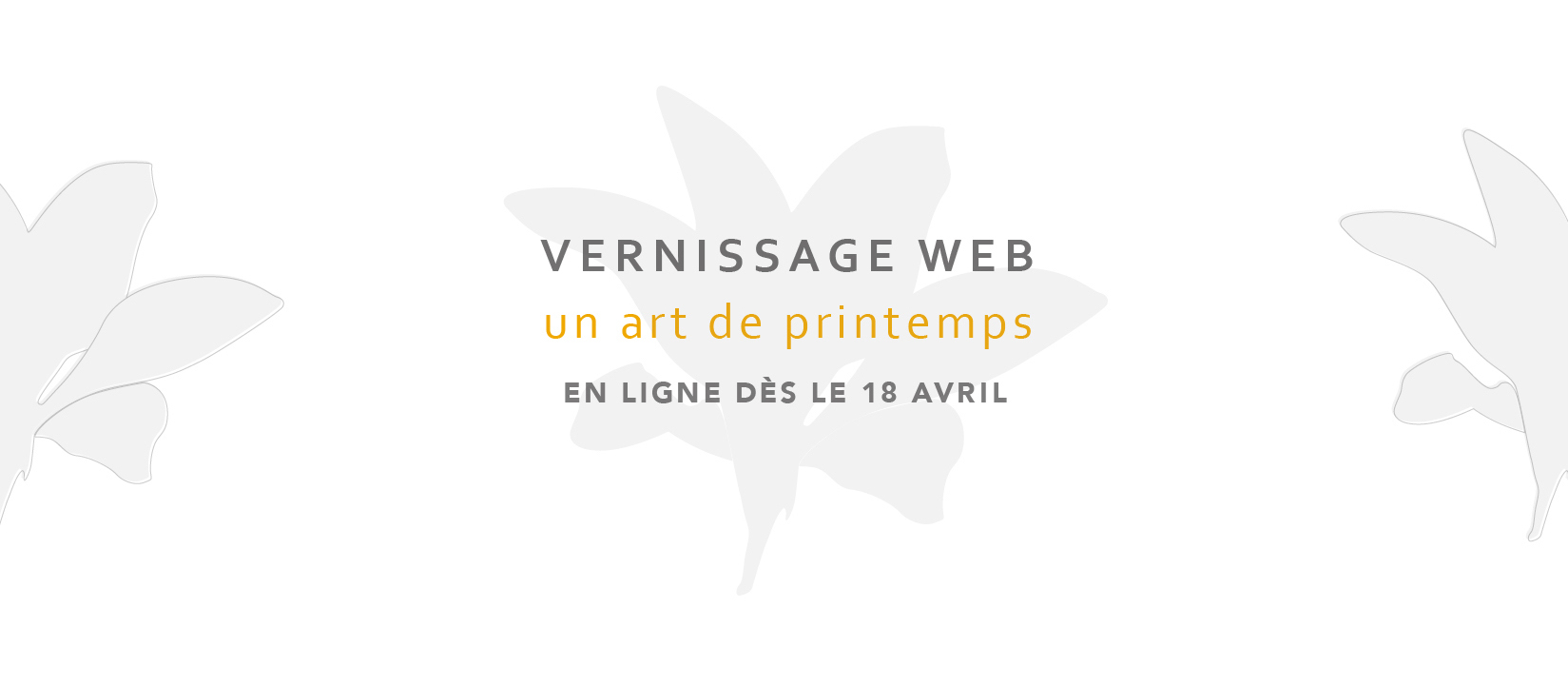 Vernissage web Un art de printemps